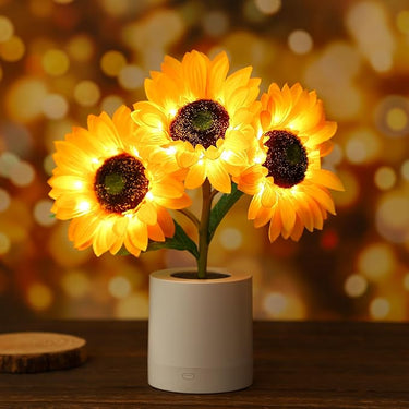Lampe Tournesol Scintillante-Lampe Veilleuse